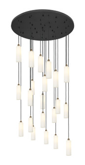 Downtown Urban 21 Light Pendant in Brushed Brass (405|148BK-B-21P-BB-G434-12WH)