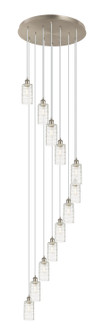 Downtown Urban 12 Light Pendant in Brushed Satin Nickel (405|126B-12P-SN-G434-7DE)