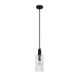 Gatz One Light Mini Pendant in Matte Black (47|45224)