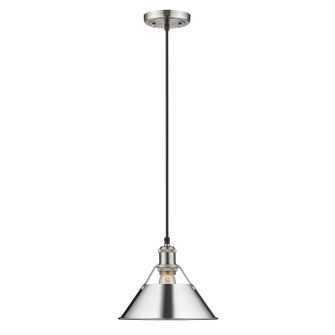 Orwell One Light Pendant in Pewter (62|3306-M PW-CH)