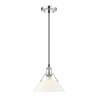 Orwell One Light Pendant in Chrome (62|3306-M CH-OP)