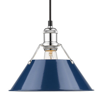 Orwell One Light Pendant in Chrome (62|3306-M CH-NVY)