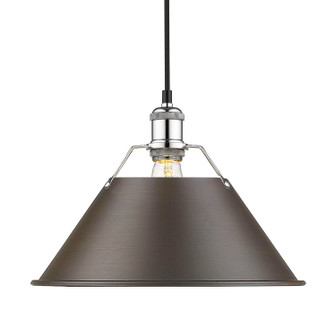 Orwell One Light Pendant in Chrome (62|3306-L CH-RBZ)