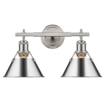 Orwell Two Light Bath Vanity in Pewter (62|3306-BA2 PW-CH)