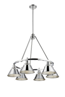 Orwell CH Six Light Chandelier in Chrome (62|3306-6 CH-CH)