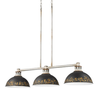 Kinsley Three Light Linear Pendant in Aged Galvanized Steel (62|0865-3LP AGV-ABI)