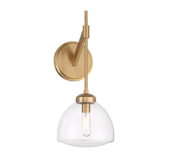 Corbin One Light Wall Sconce in Warm Brass (51|9-9840-1-322)