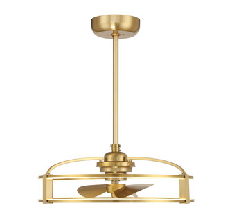 Vesta LED Fan D'Lier in Warm Brass (51|23-FD-645-322)