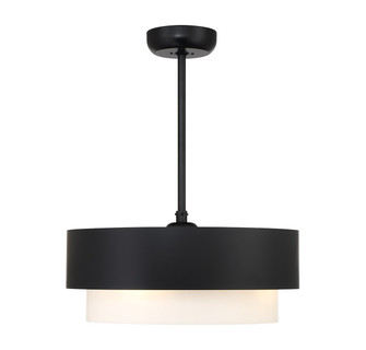 Diana Four Light Fan D'Lier in Matte Black (51|22-FD-445-89)