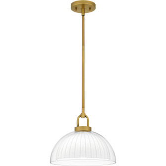 Quoizel Pendant One Light Pendant in Brushed Gold (10|QP6217BRG)