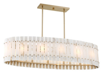 Bardon Five Light Island Chandelier in Celeste Brass (29|N1849-776)
