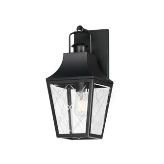 Storybook One Light Outdoor Wall Sconce in Black (16|30362CLBK)