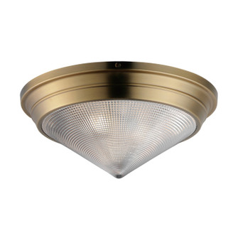 Hargreaves Three Light Flush Mount in Natural Aged Brass (16|10399PRNAB)