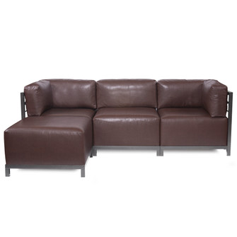 The Avanti Axis 4pc Sectional in Brown (204|K924T-192)