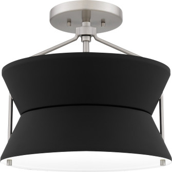 Quoizel Semi-Flush Mount Two Light Semi Flush Mount in Brushed Nickel (10|QSF6166BN)