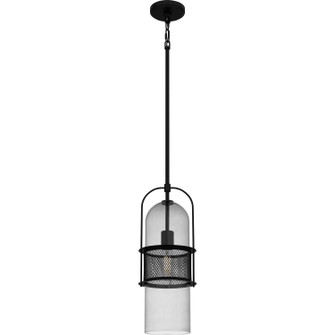 Quoizel Piccolo Pendant One Light Mini Pendant in Matte Black (10|QPP6221MBK)