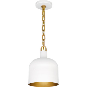 Quoizel Piccolo Pendant One Light Mini Pendant in Matte White (10|QPP6206W)