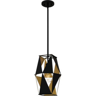 Quoizel Piccolo Pendant One Light Mini Pendant in Matte Black (10|QPP6196MBK)
