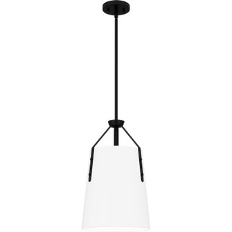 Quoizel Piccolo Pendant One Light Pendant in Matte Black (10|QPP6192MBK)