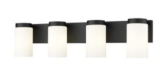 Burk Four Light Vanity in Matte Black (224|746-4V-MB)