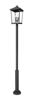 Beacon Four Light Outdoor Post Mount Fixture in Black (224|568PHXXLR-5010P-BK)