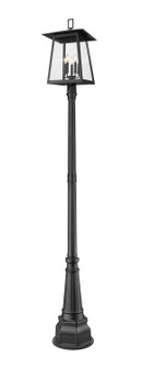 Rainer Five Light Outdoor Post Mounted Fixture in Black (224|5015PHXLR-564P-BK)