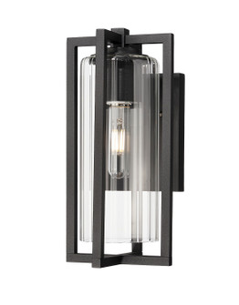 Aura One Light Outdoor Wall Light in Black (224|5013S-BK)