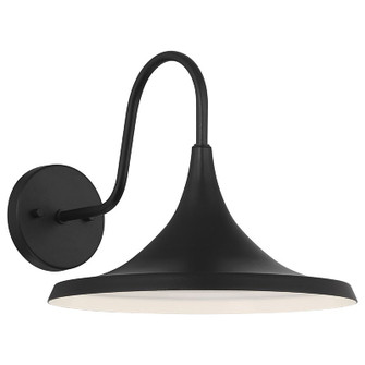 Pella LED Outdoor Wall Mount in Black (18|20381LEDDMG-BL)