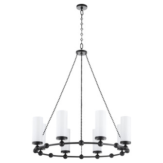 Lee Boulevard Eight Light Chandelier in Matte Black (19|667-8-59)
