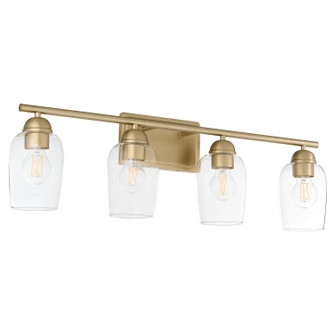 Wallinger Four Light Vanity in Aged Brass (19|5112-4-80)