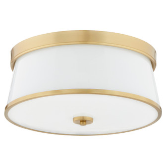 Weir Three Light Ceiling Mount in Aged Brass (19|3203-16-80)