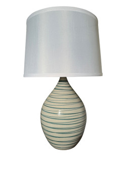 Scatchard One Light Table Lamp in Natural Spiral (30|GS402-NS)