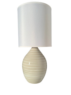 Scatchard One Light Table Lamp in Natural Spiral (30|GS401-NS)