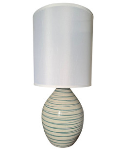Scatchard One Light Table Lamp in Emerald Wave (30|GS401-EW)