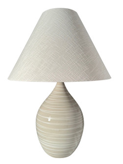 Scatchard One Light Table Lamp in Natural Spiral (30|GS400-NS)