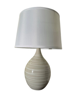 Scatchard One Light Table Lamp in Natural Spiral (30|GS302-NS)
