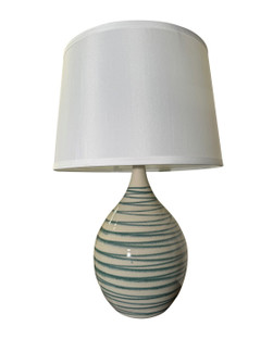 Scatchard One Light Table Lamp in Emerald Wave (30|GS302-EW)