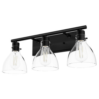 Van Nuys Three Light Bathroom Vanity in Matte Black (47|48053)