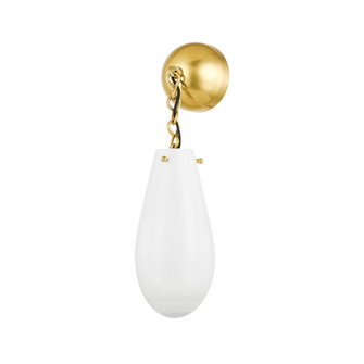 Clarkstown One Light Wall Sconce in Aged Brass (70|3620-AGB)
