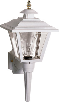 One Light Outdoor Wall Lantern in White (72|SF77-897)