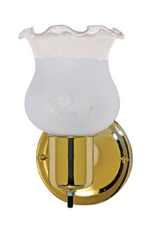 One Light Vanity in Polished Brass (72|SF77-120B)