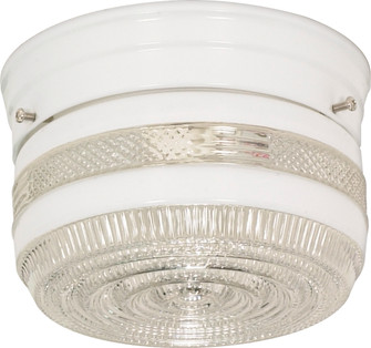 One Light Flush Mount in White (72|SF77-097)