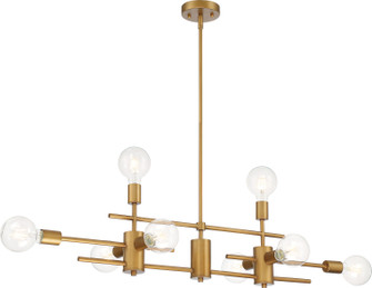 Delphi Eight Light Island Pendant in Aged Gold (72|60-6872)