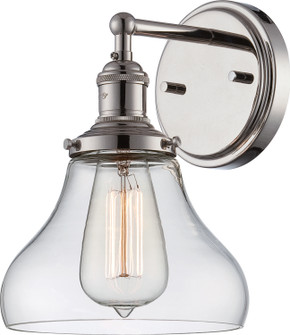 Vintage One Light Wall Sconce in Polished Nickel (72|60-5413)