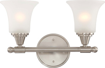Surrey Two Light Vanity in Brushed Nickel (72|60-4142)