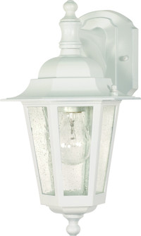 Cornerstone One Light Wall Lantern in White (72|60-3473)