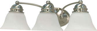 Empire Three Light Vanity in Brushed Nickel (72|60-342)