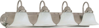 Ballerina Four Light Vanity in Brushed Nickel (72|60-322)
