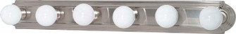 Six Light Vanity in Brushed Nickel (72|60-302)