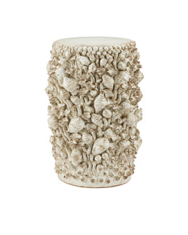 Corfu Collection Accent Table in Milky White (142|3000-0311)